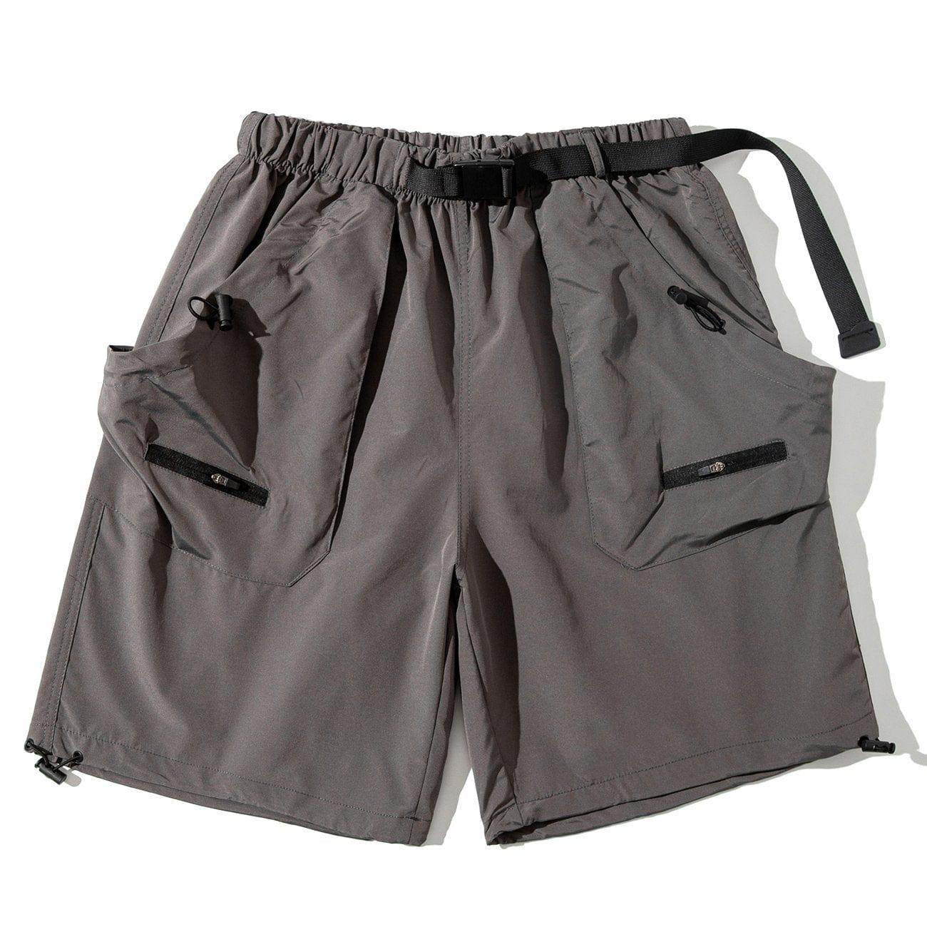Big Pocket Drawstring Cargo Shorts