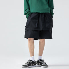 Patchwork Big Pockets Cargo Short