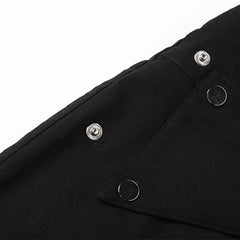 High Waist Cut-out Chain Flared Pants