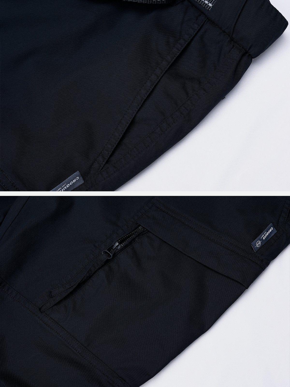 Ripstop Zip Up Cargo Pants