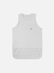 Patchwork Bottom Plaid Vest