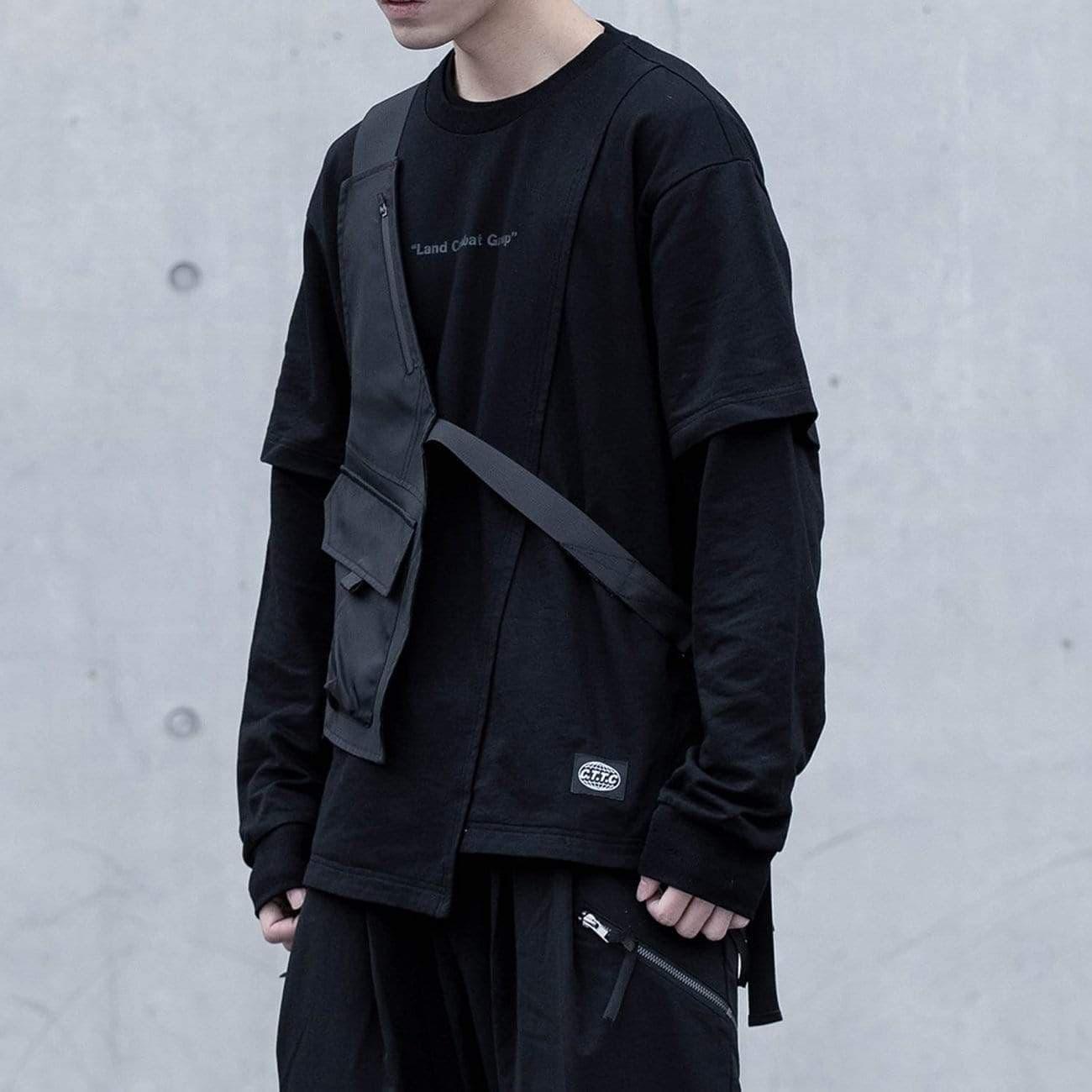 Patchwork Fake Two Sweatshirt