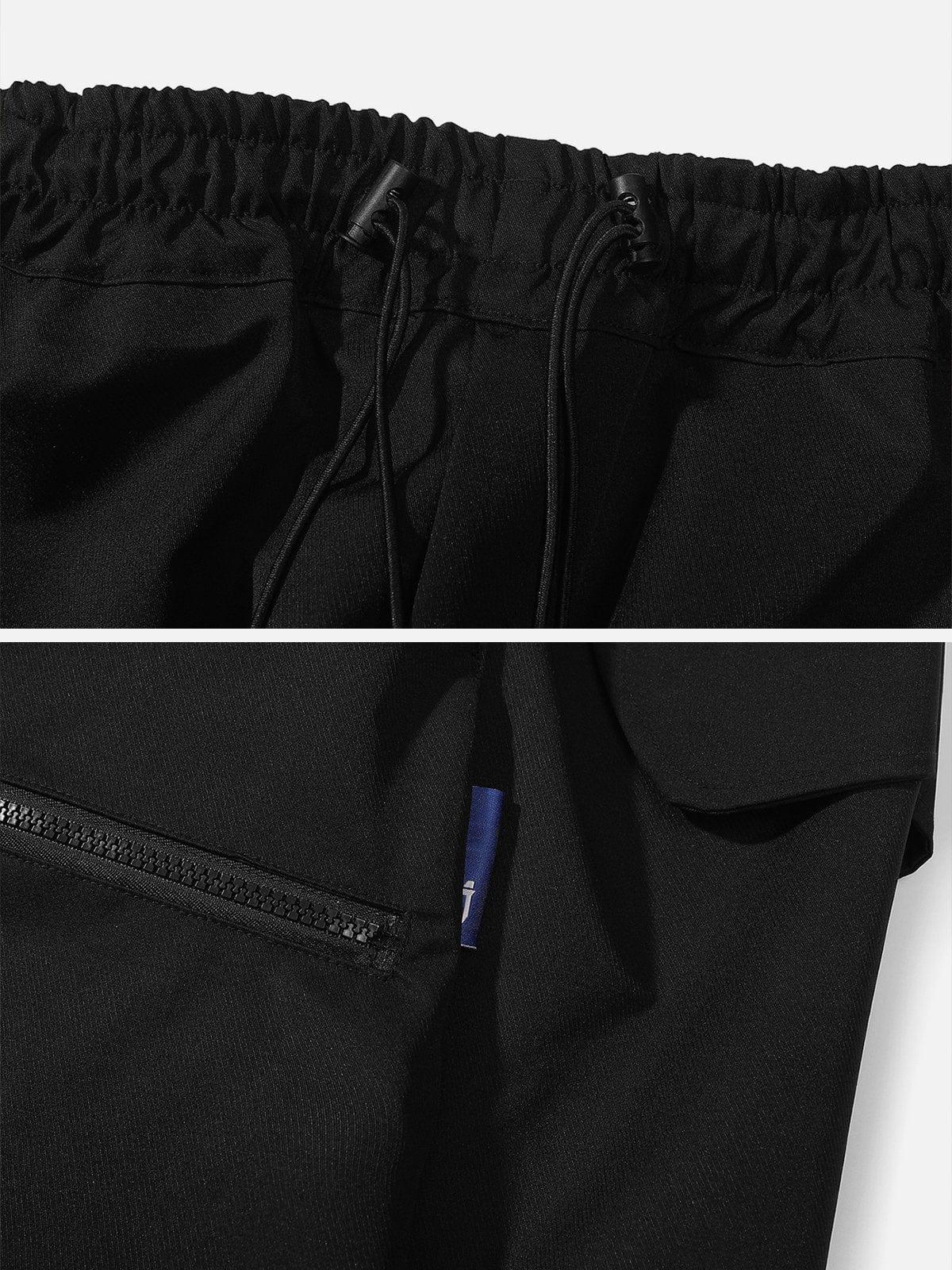 Big Pocket Zip Up Cargo Shorts