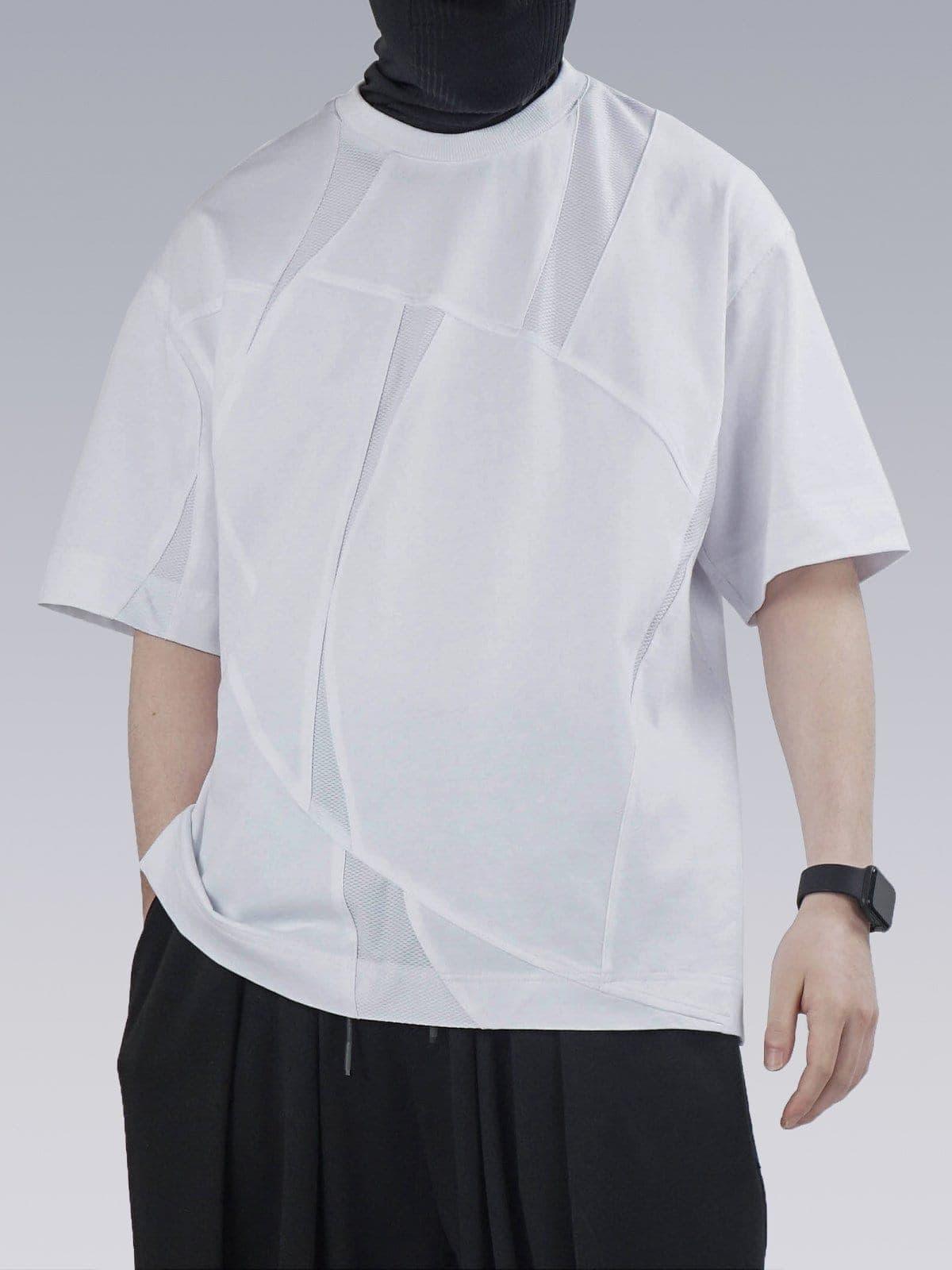 Mesh Patchwork Tee