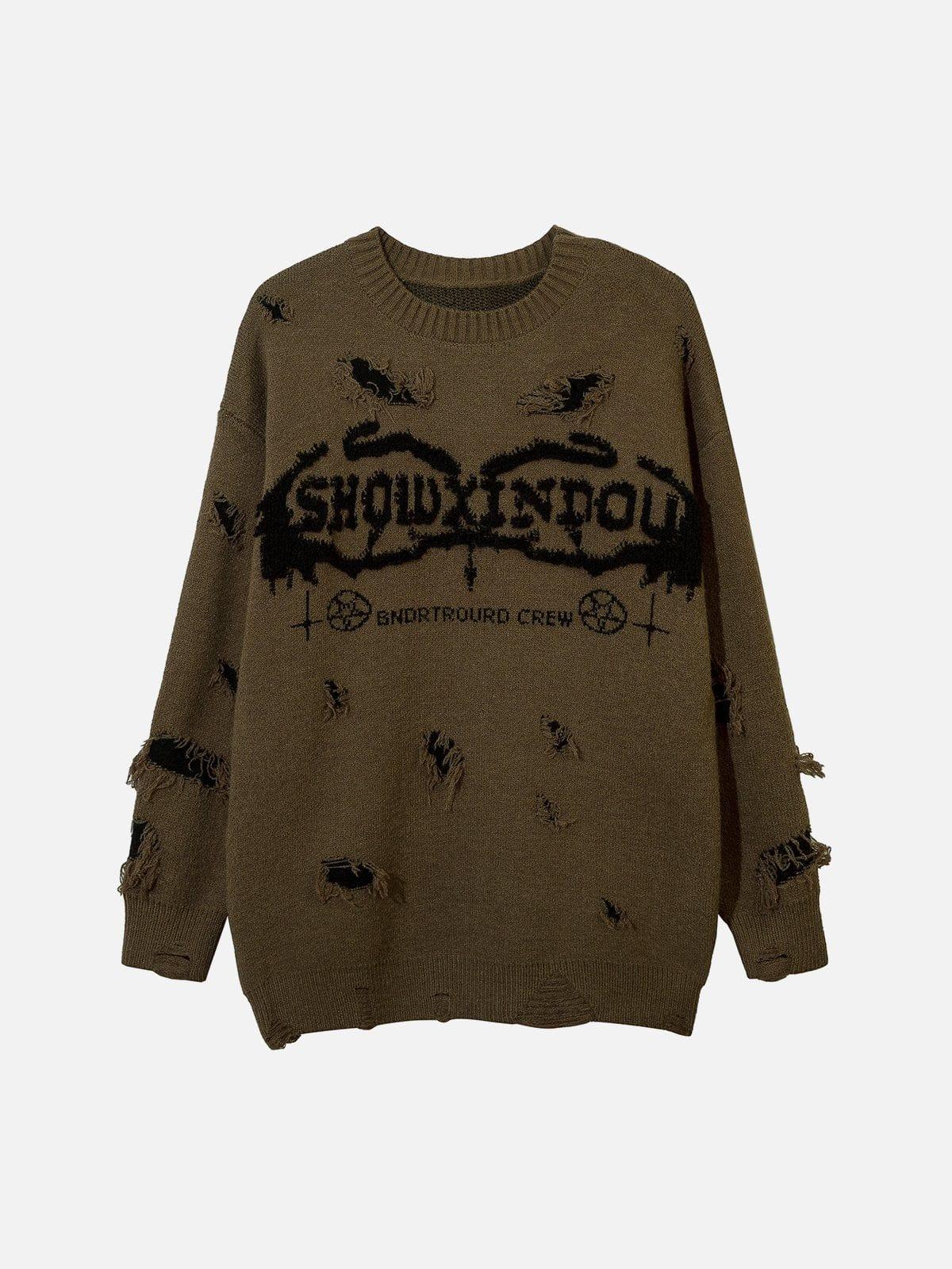 Cut Hollow Sweater