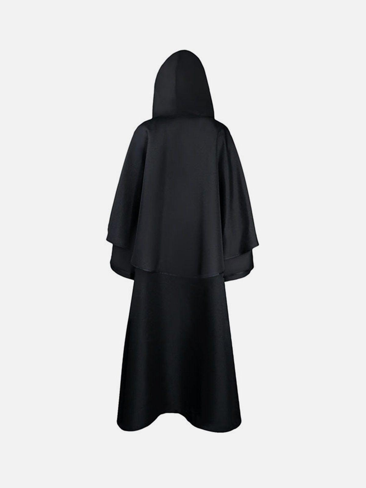 Punk Hooded Wizard Long Sleeve Cape