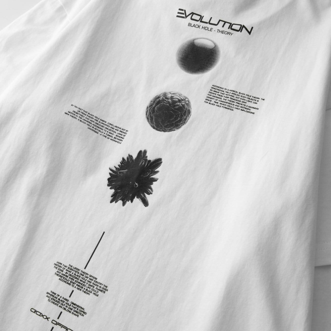 Fake Two Cell Evolution Print Sweatshirt
