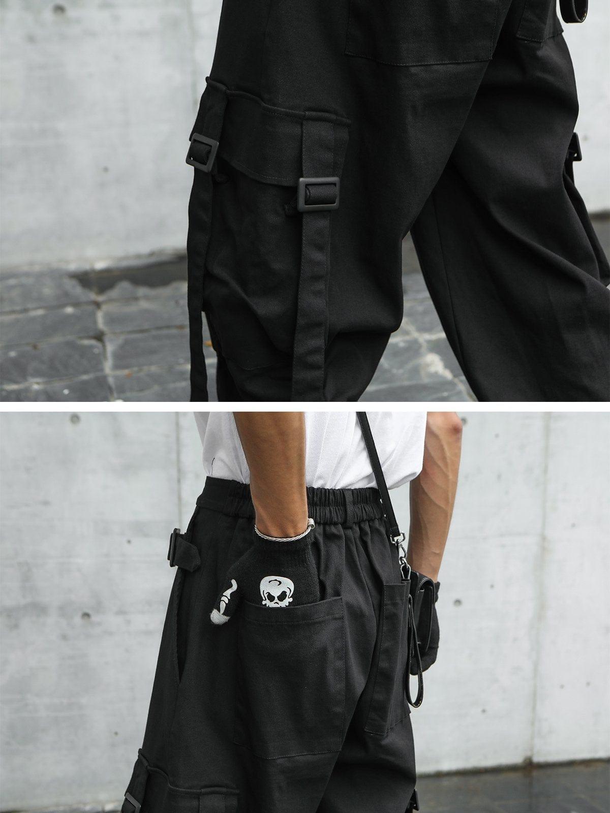 Long Pocket Ribbon Cargo Pant