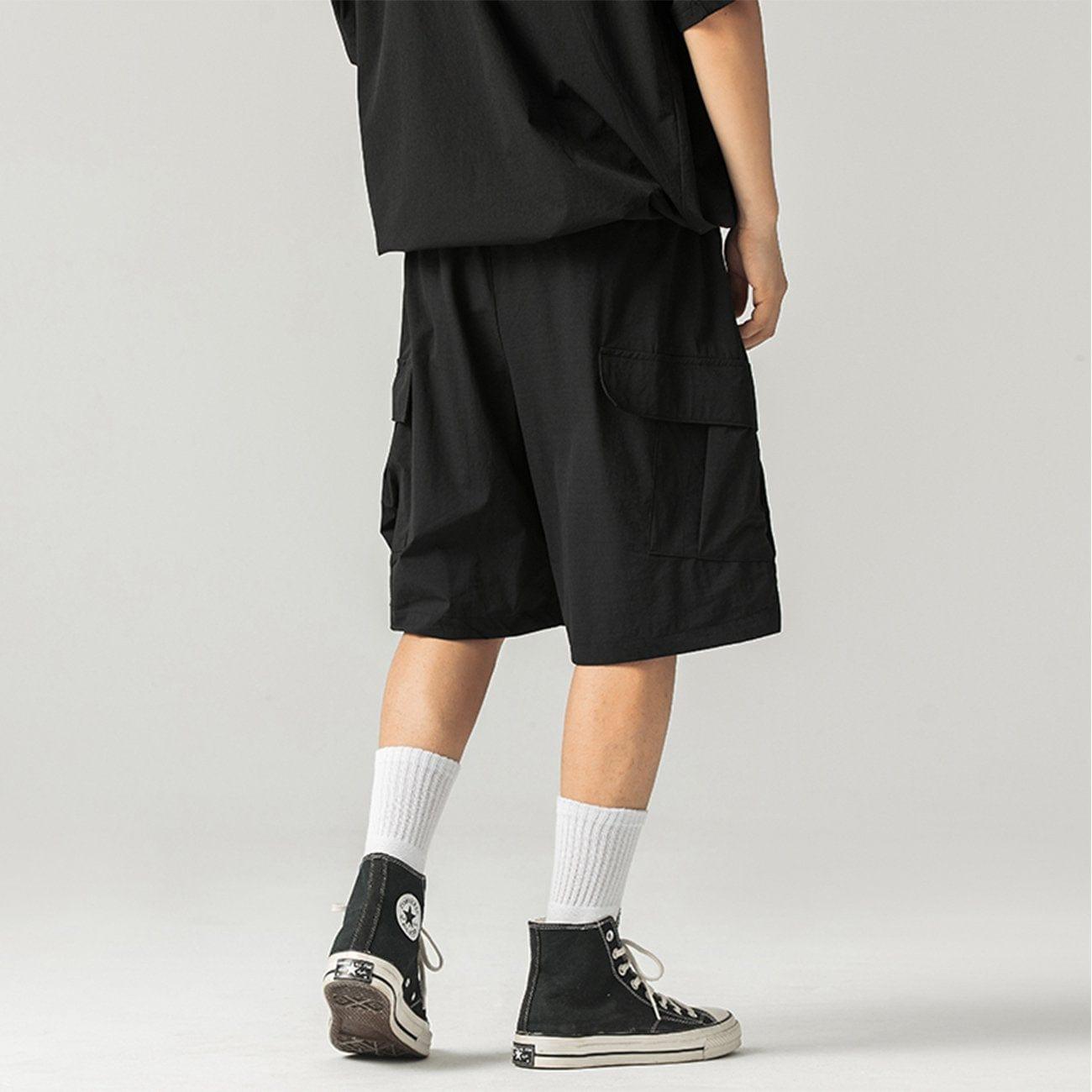 Irregular Pockets Water Proof Shorts