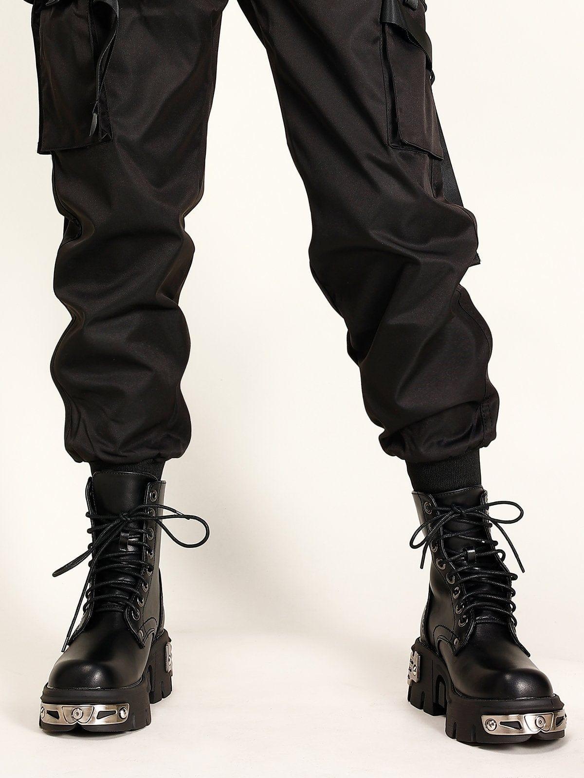 Thick Sole Lace Up Martin Boots