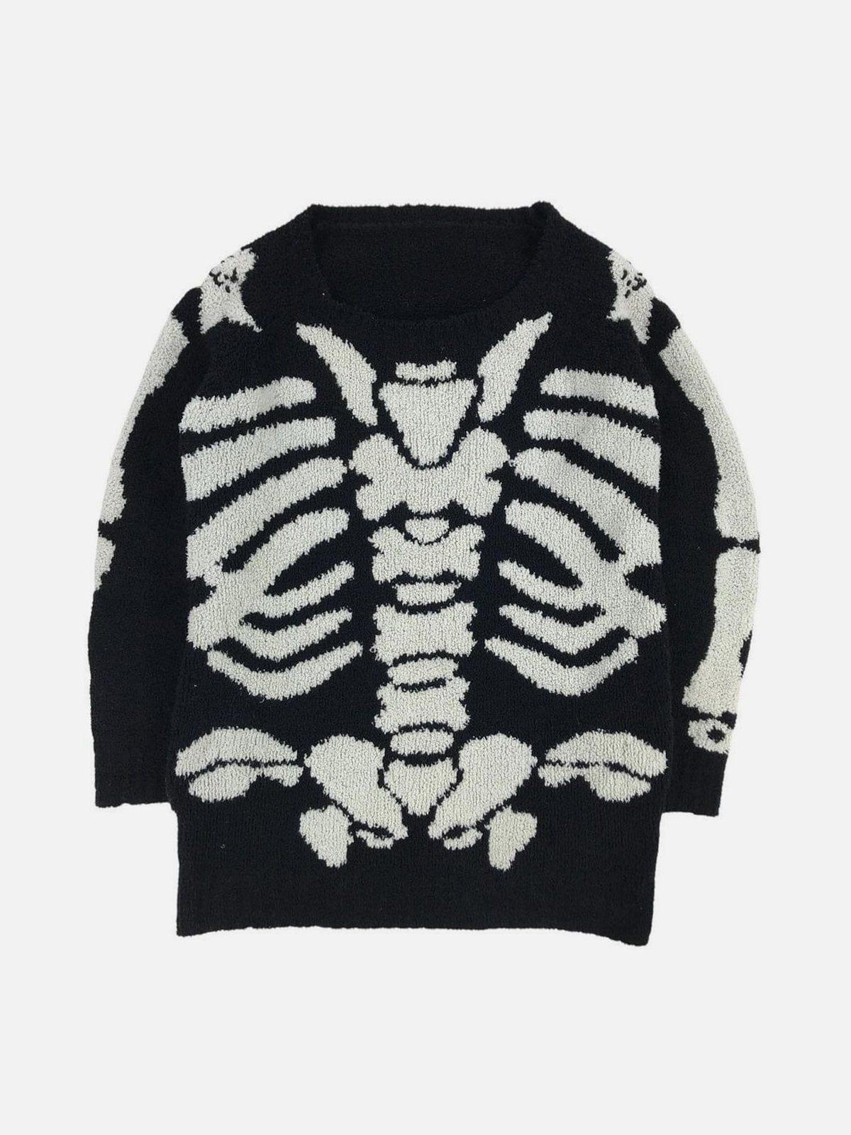 Skeleton Knit Sweater