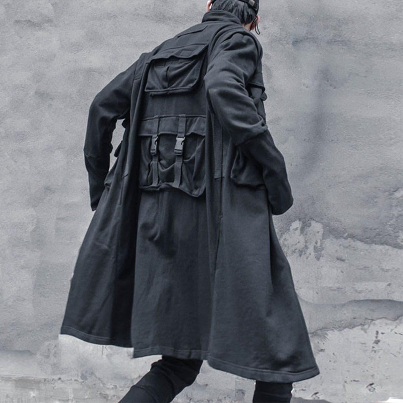Dark Function Multi Pockets Mid-length Jacket