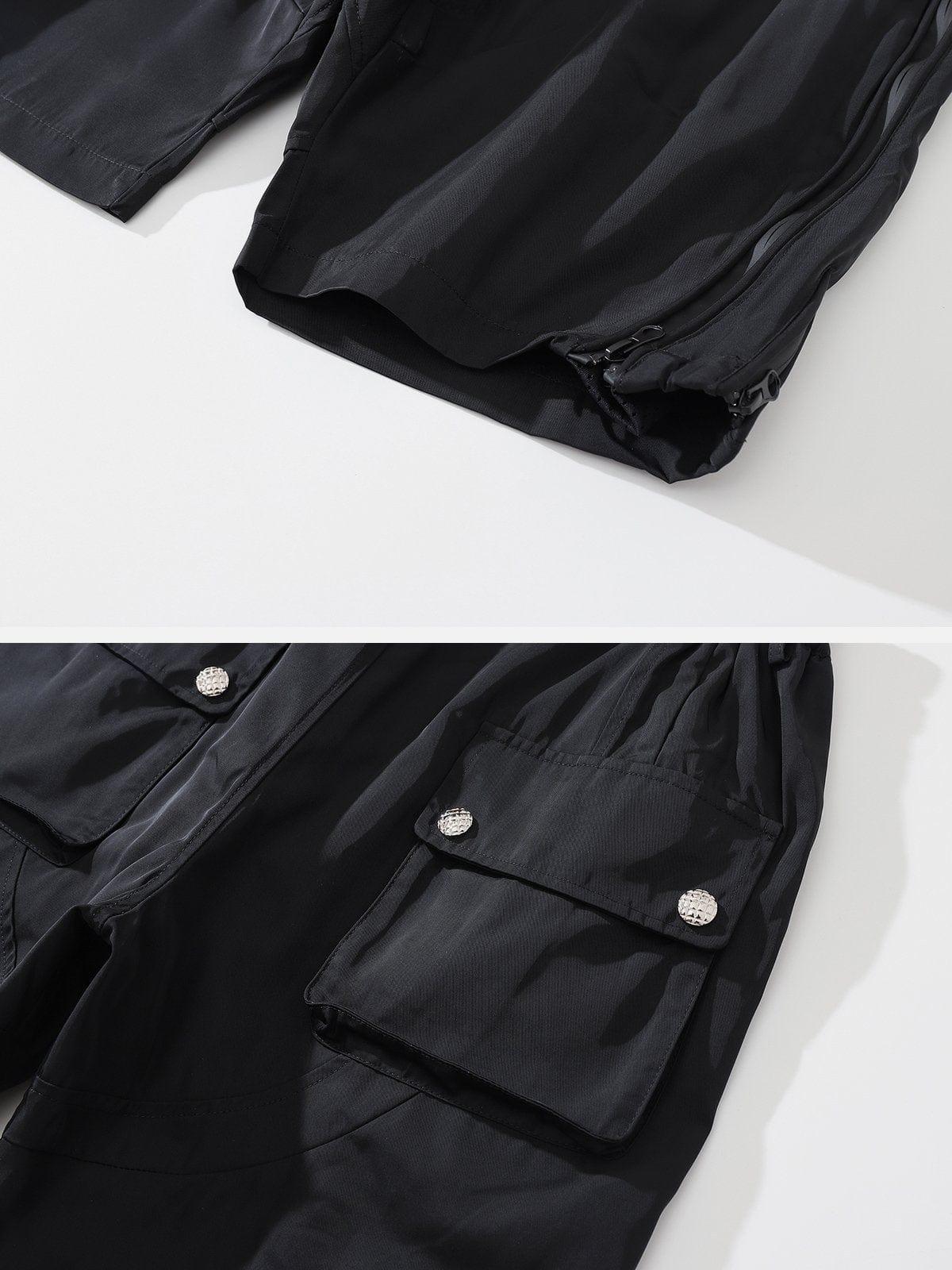 Side Zip Up Shorts