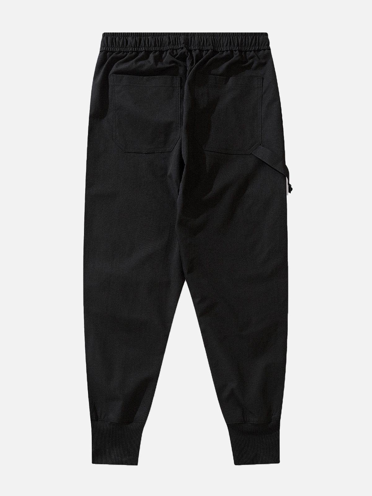 Ribbon Layered Cargo Pants