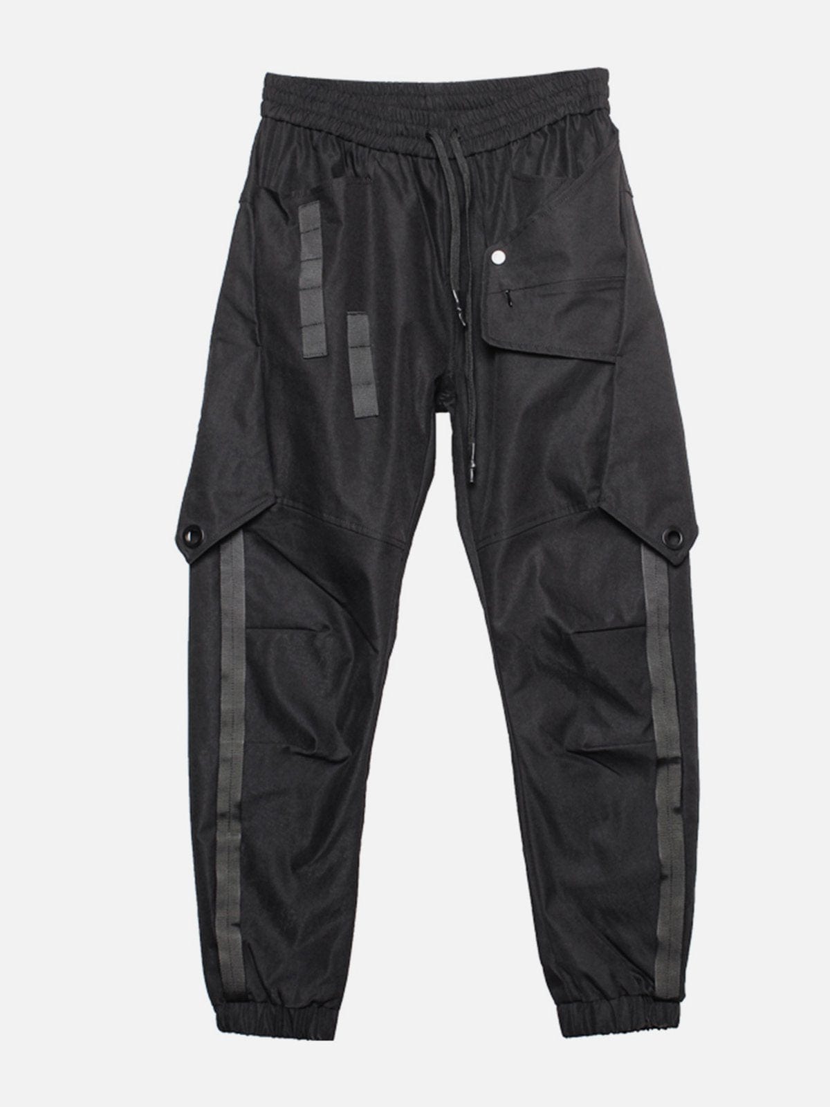 Irregular Patchwork Cargo Pants