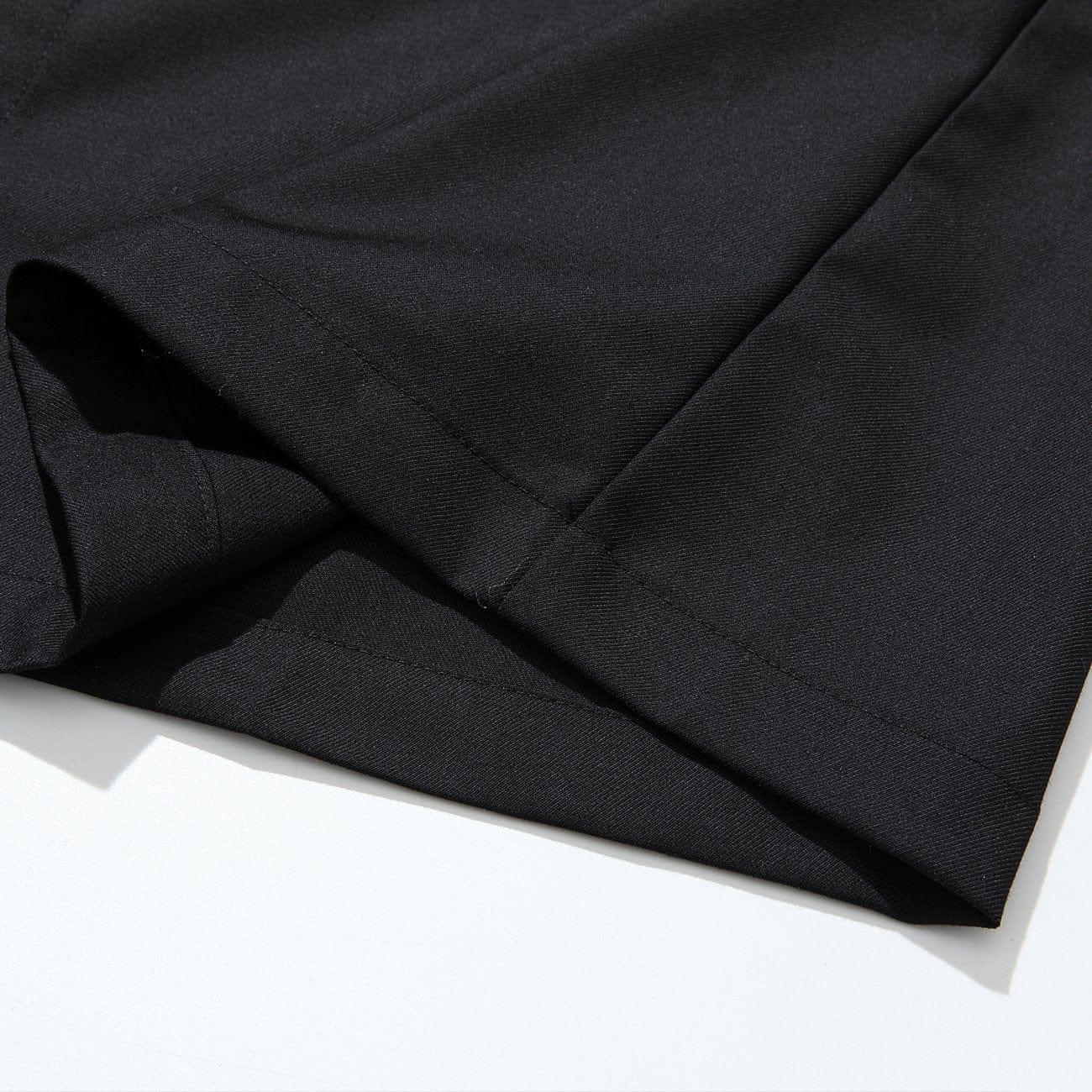 Big Pocket Zip Up Long Sleeve Shirt