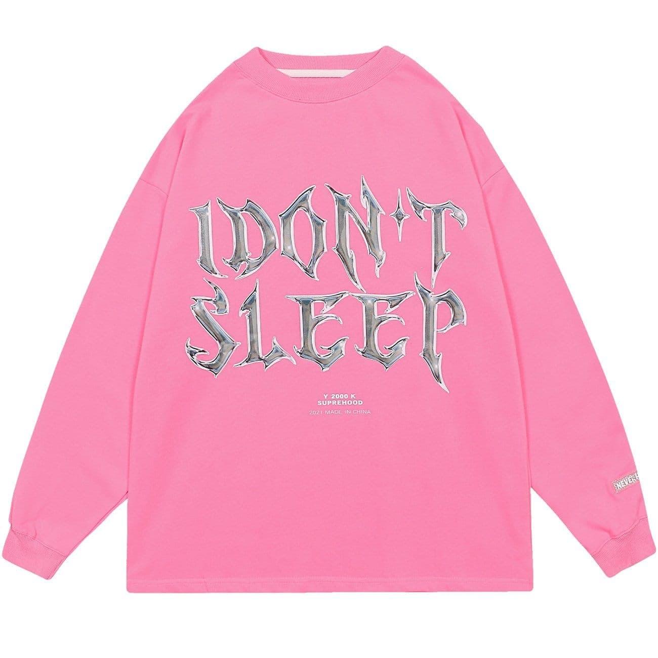 Mercury Letters Print Sweatshirt