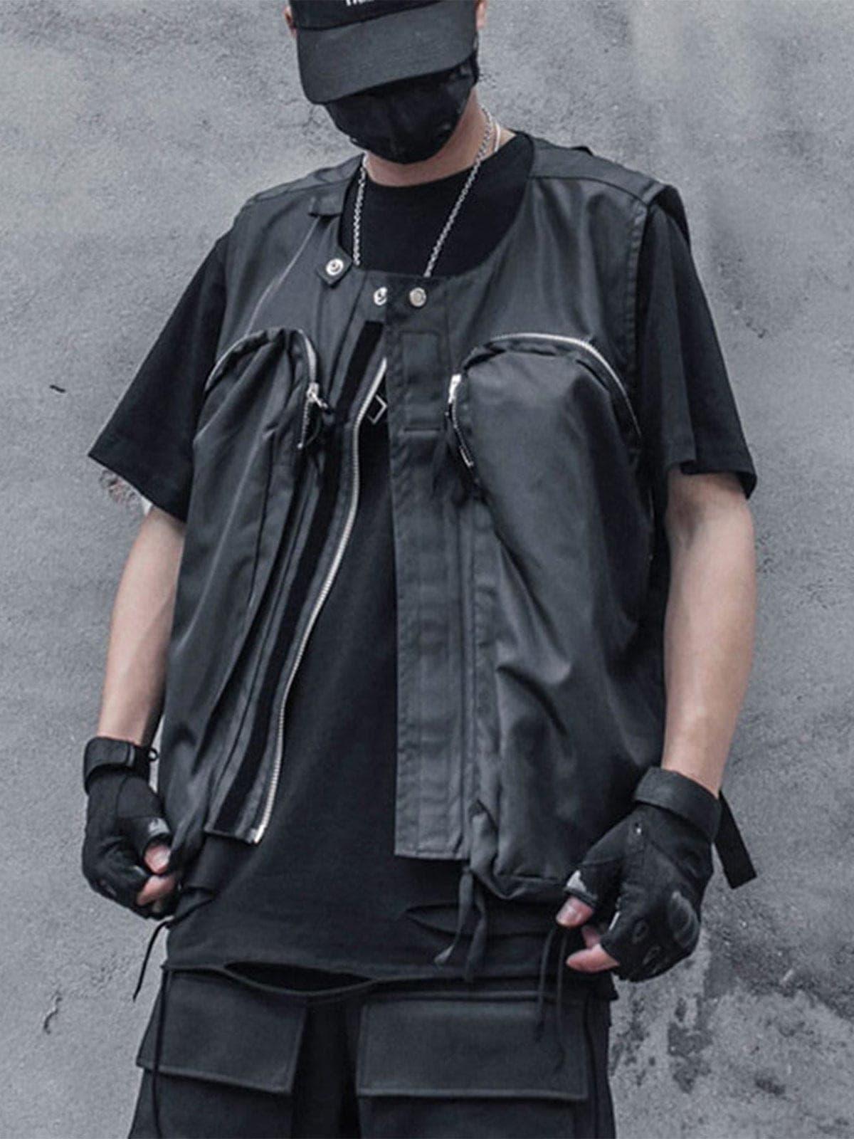 Big Zipper Pocket Vest