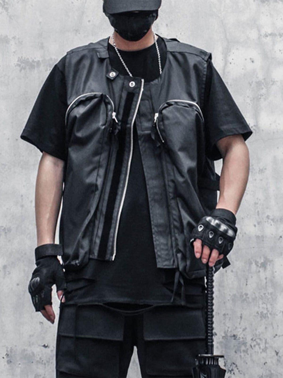 Big Zipper Pocket Vest