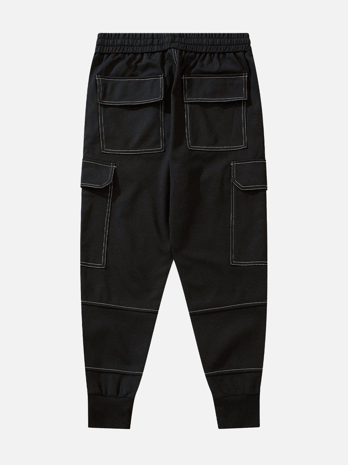 Topstitched Pocket Cargo Pant