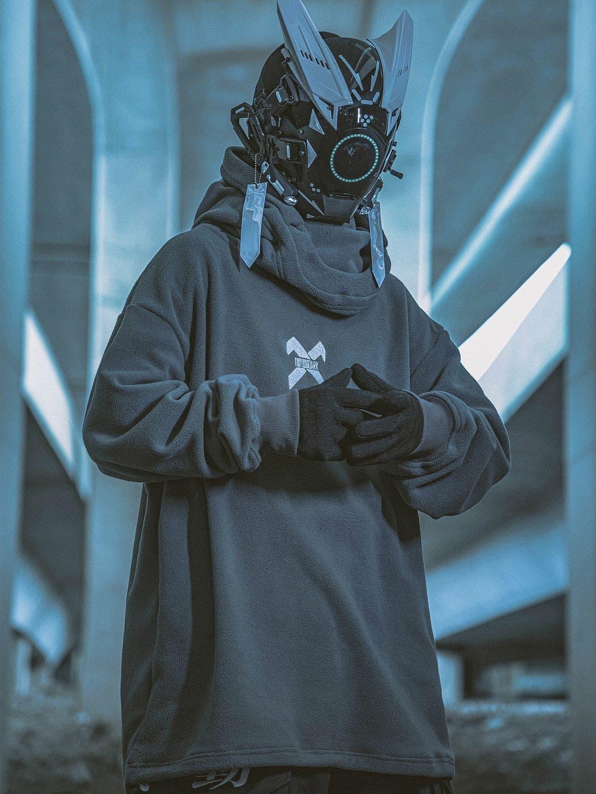 Embroidery Polar Fleece Hoodie