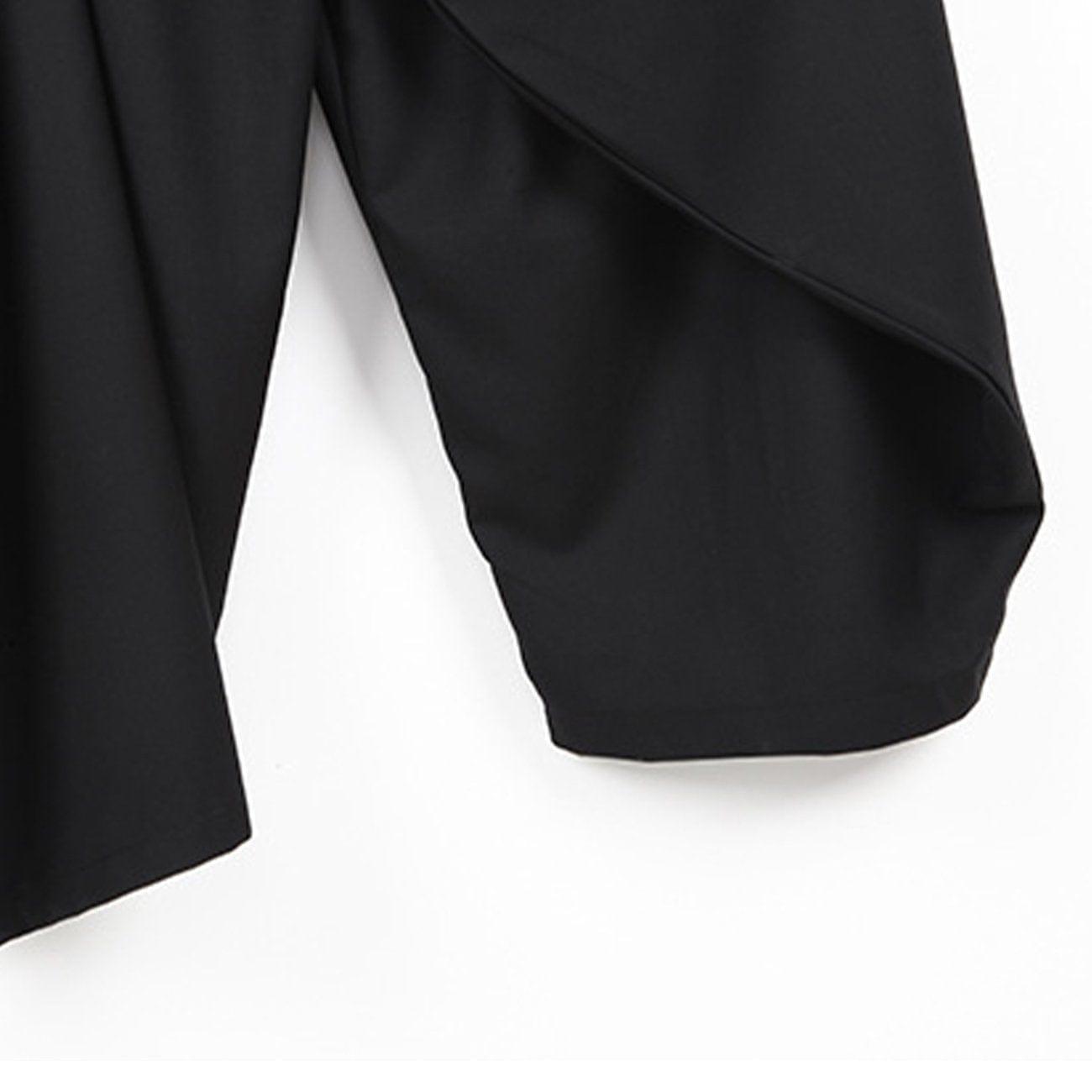 Drawstring Culottes Pants