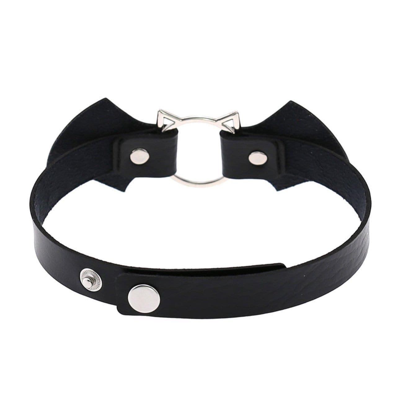 Punk Bat Vampire PU Necklace