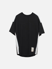 Black White Patchwork Tee