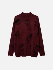 Hole Cut Out Sweater