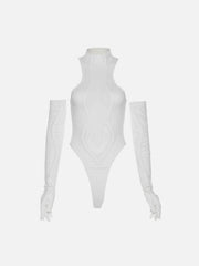 Sexy Mesh Perspective Jumpsuit