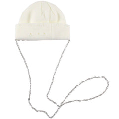 Vintage Ripped Hole Chain Knit Cap