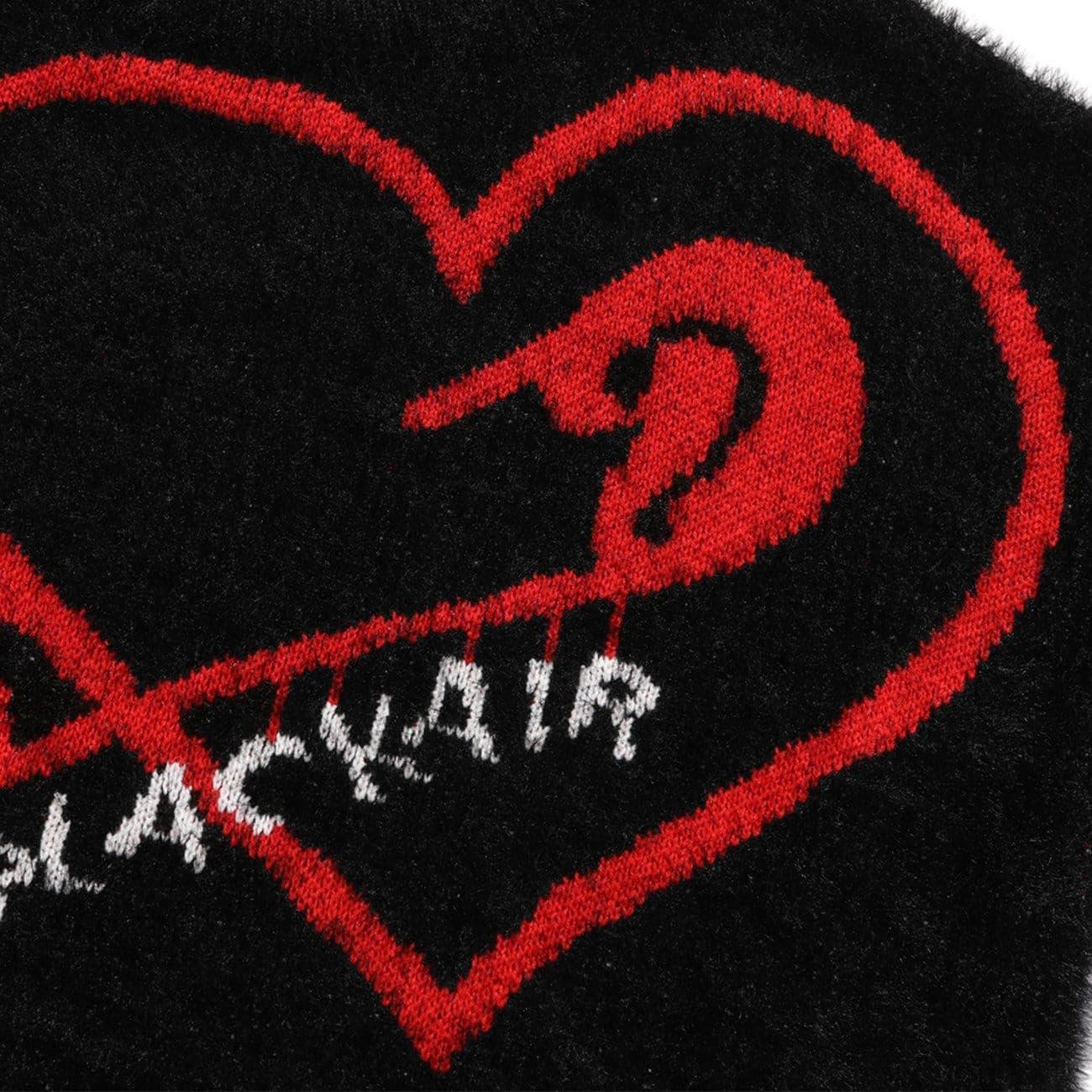 Love Pin Knitted Sweater