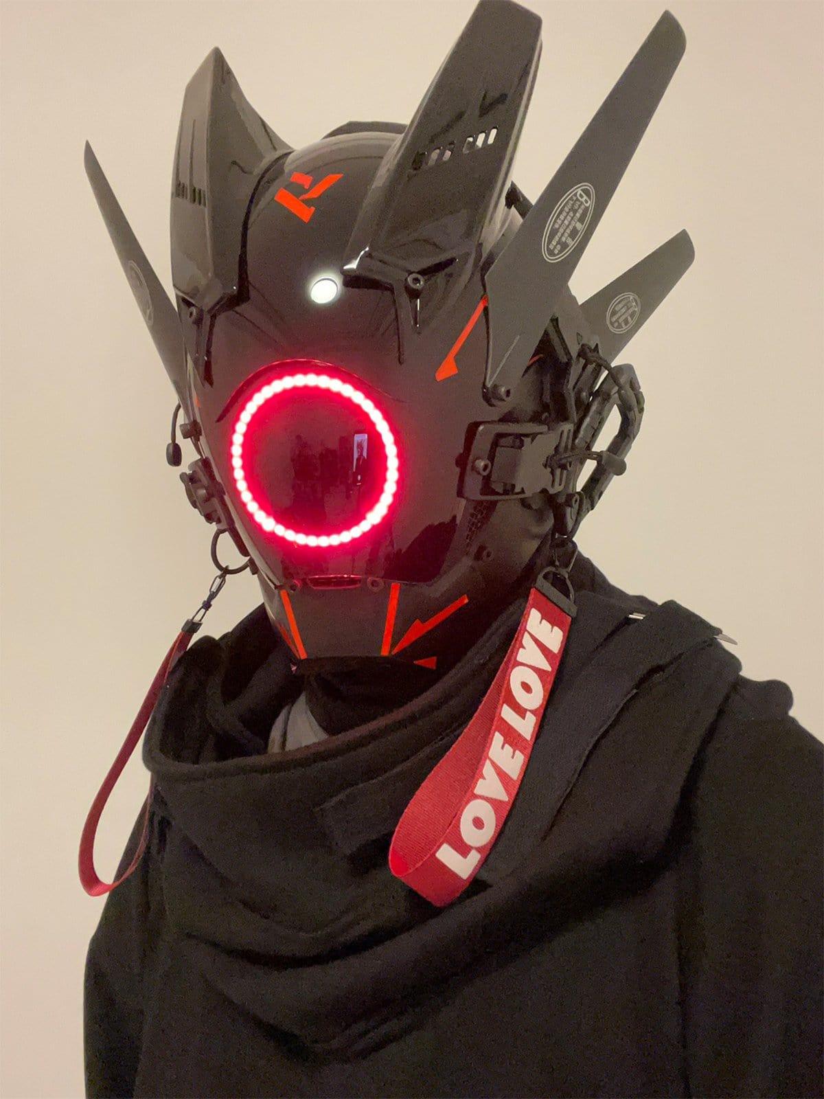 Cyberpunk Halo Mask