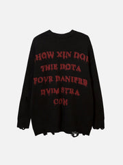 Film Effect Abstraite Sweater