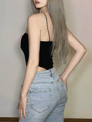 Patchwork Love Heart Jumpsuit