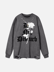 Rose Necklace Sweatshirt