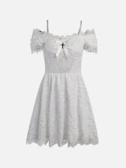 Lace Crucifix Dress