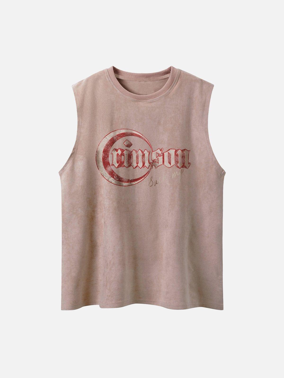 Stereoscopic Moon Suede Vest