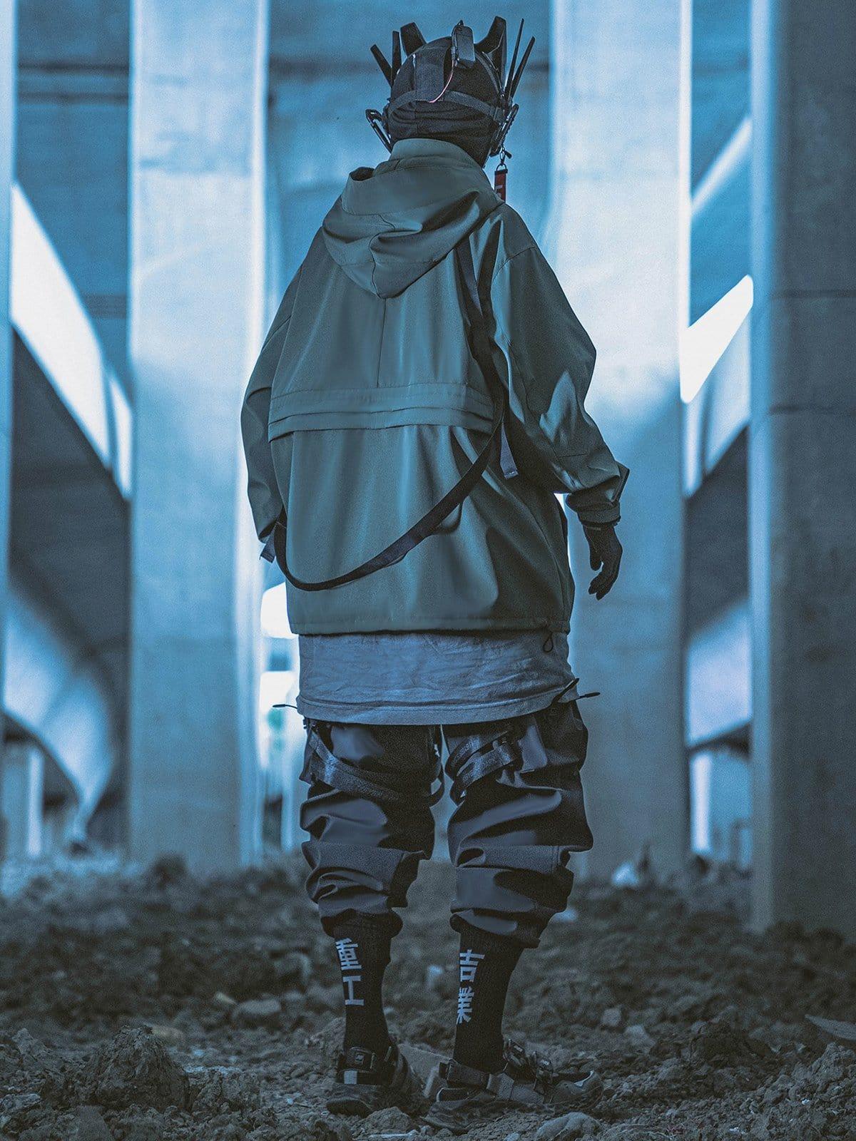 Detachable Patchwork Pocket Jacket