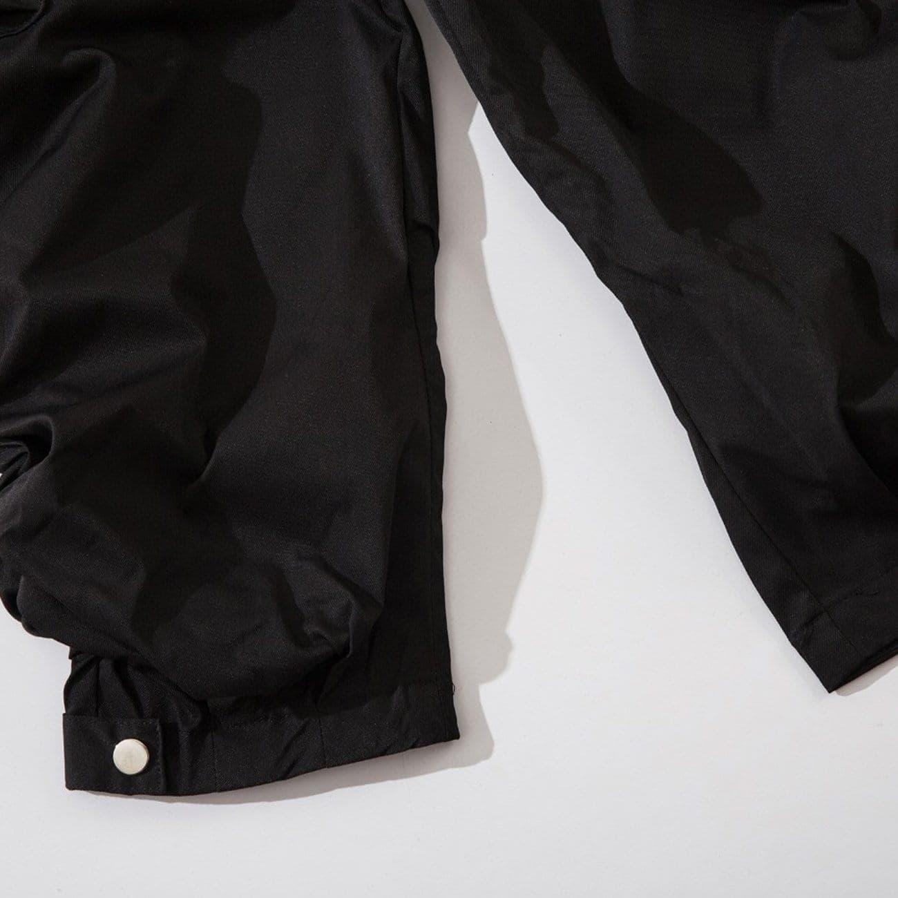 Ribbon Fold Buckle Cargo Pants