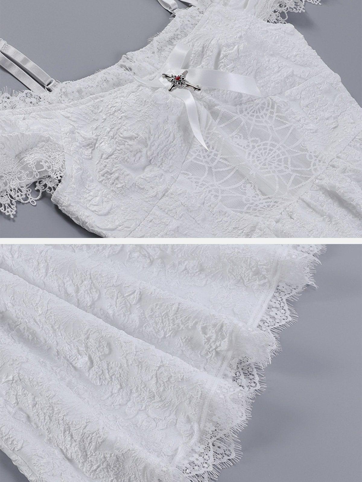 Lace Crucifix Dress