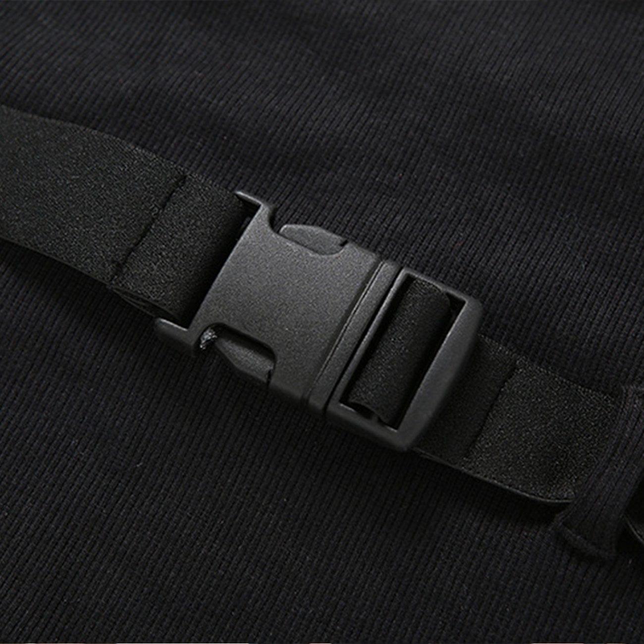 Short Sexy Schoolbag Buckle Suspender Vest