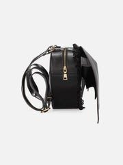 Bat Wings Heart Zip Up Backpack