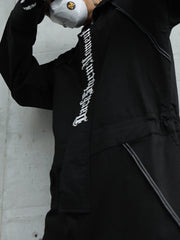 Embroidery Gothic Alphabet Jumpsuit