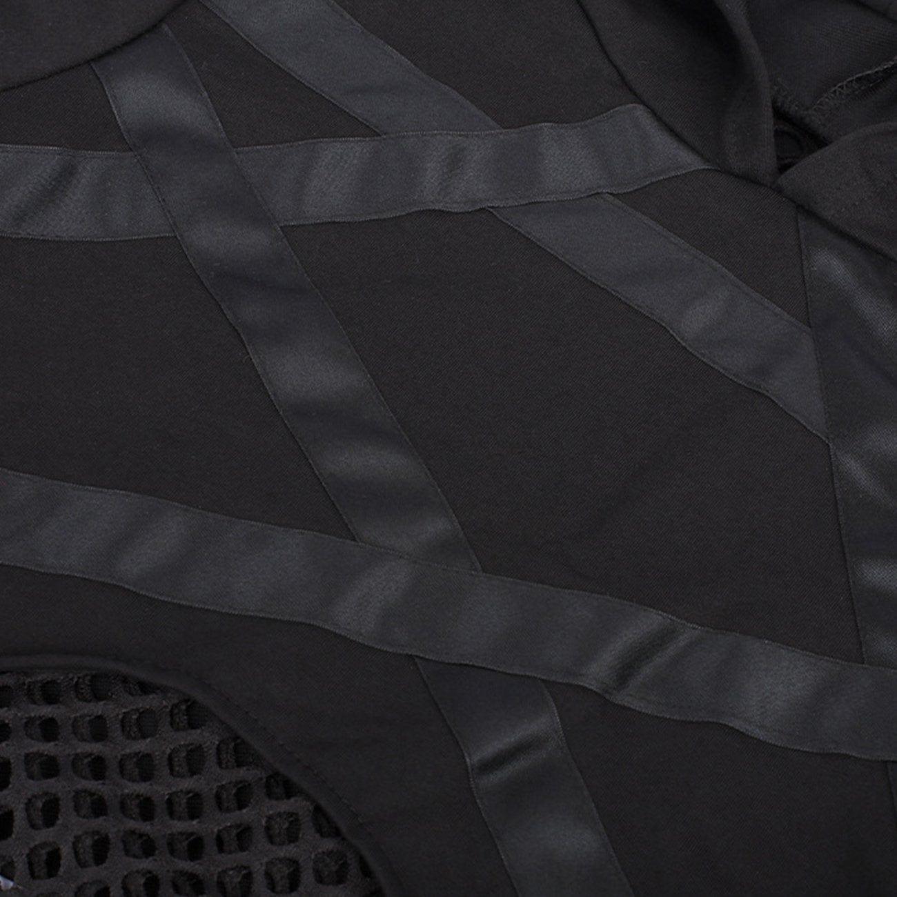 Patchwork Mesh Star Hoodie