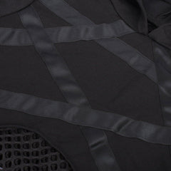 Patchwork Mesh Star Hoodie