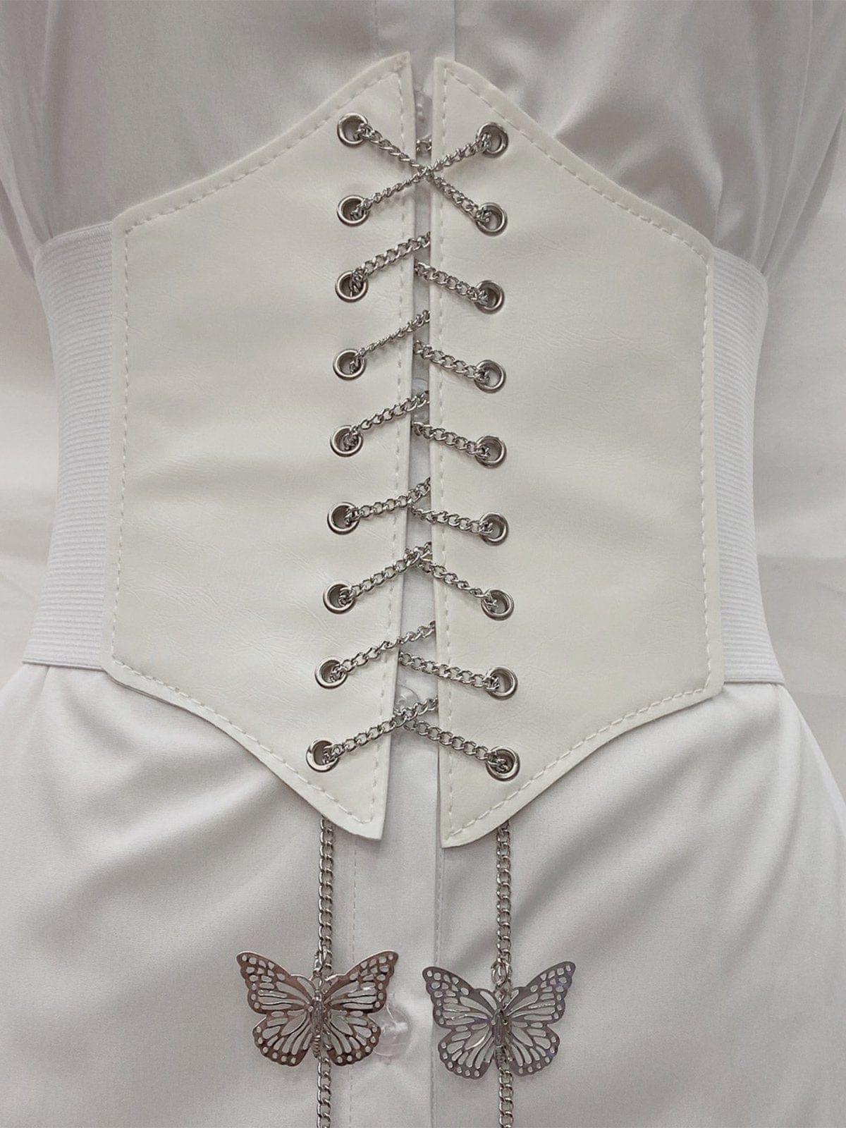 Bow Tie Chain Bondage Belt