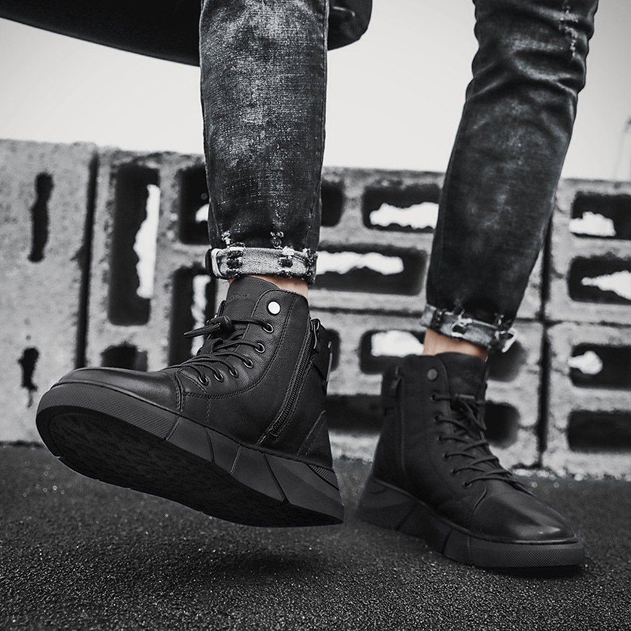 Function Bandage PU Martin Boots