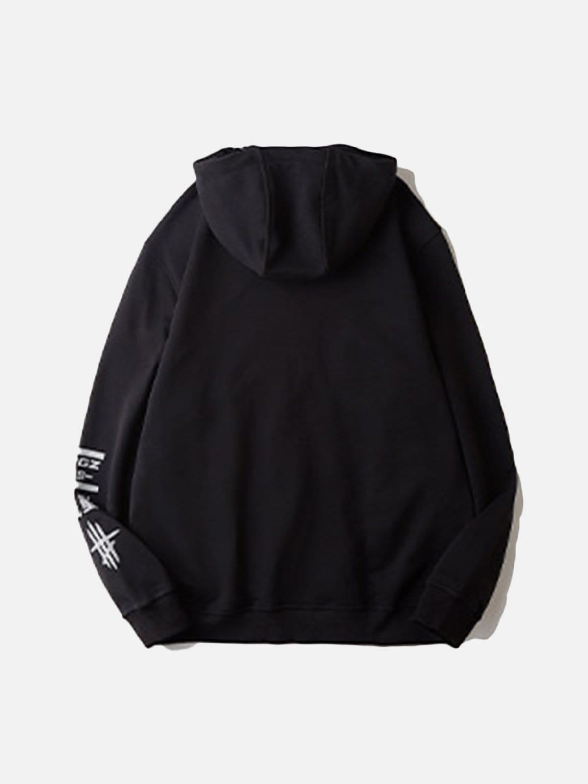 Tilted Zipper Hoodie