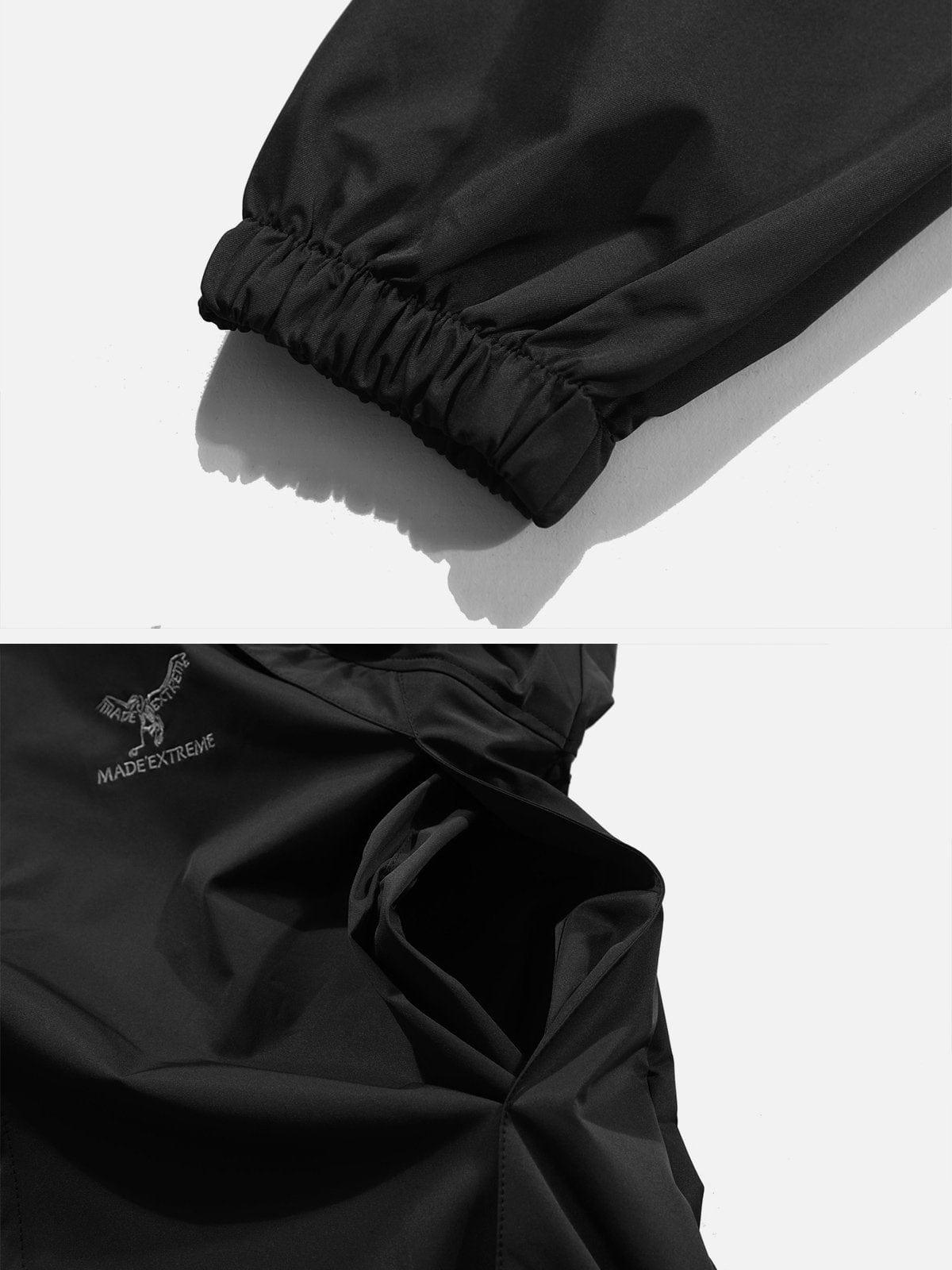 Hidden Pockets Zip Up Jacket